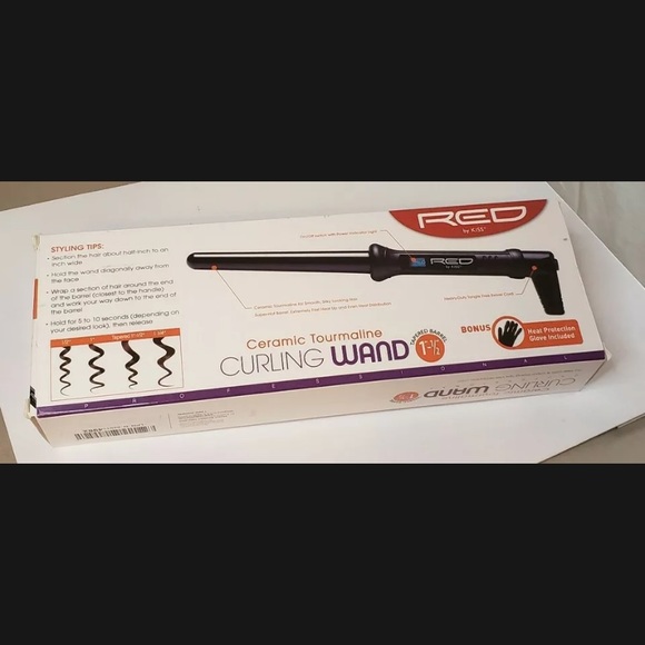 Ceramic Tourmaline Curling Wand - Picture 2 of 11